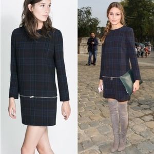 Zara plaid dress